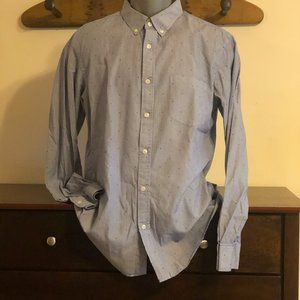 Blue Banana Republic Soft Wash Slim Fit Shirt Sz L